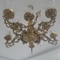 ۲ عدد لوستر برنز اصلی سنگین