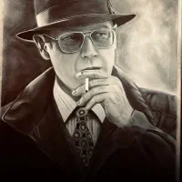 نقاشی سیاهقلم و رنگی