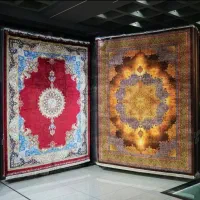 فرش پاپار نخ+پلاس هیت ست تراکم 4500