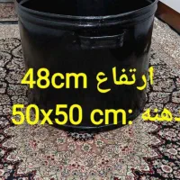 نیم بشکه گالوانیزه درب دار|ظروف نگهدارنده، پلاستیکی، یک‌بارمصرف|تهران, امام زاده عبدالله|دیوار