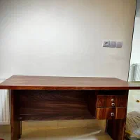 میز طرح چوبی کار کامپیوتر|میز تحریر و کامپیوتر|سیرجان, |دیوار