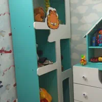 ست کامل اتاق خواب کودک بسیار تمیز تخفیف پای معامله