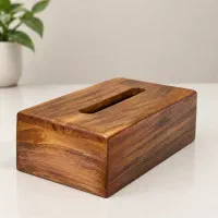 جا دستمال کاغذی چوبی