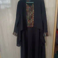 مانتو جنس عالی مشکی مشکی