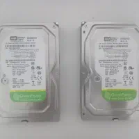 دو عدد هارد اینترنال سبز (گرین) مارک وسترن ۵۰۰ گیگ