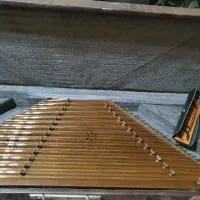 سنتور سفارشی کامل چوب گردو۱۴خرک موسوی|سازهای سنتی|پاریز, |دیوار