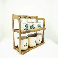 ظرف بلور، چوب وپلاستیک