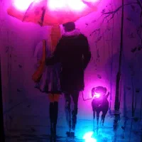 انواع تابلوهای چراغ دار زیبا وشیک|تابلو، نقاشی، عکس|علیآباد کتول, |دیوار