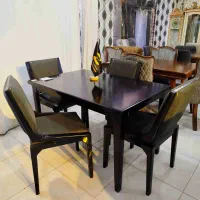 ناهارخوری خرگوشی چوب روس زرکالا3|میز و صندلی غذاخوری|یاسوج, |دیوار