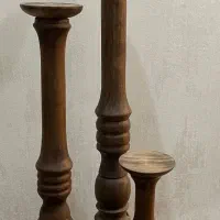 شمعدان چوبی