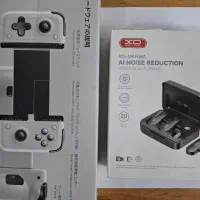 دسته بازی موبایل و میکروفون یقه ای بیسیم