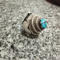 انگشترفیروزه درشت مصری