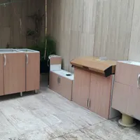 کابینت به همراه آبچکان و کابینت بالا  بدون سینک