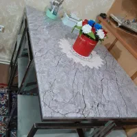 نهارخوری کم جا فلزی نو ۶ نفره