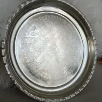 سینی مسی قلع کاری و حکاکی شده دست ساز زنجان|ظروف سرو و پذیرایی|تهران, سردارجنگل|دیوار