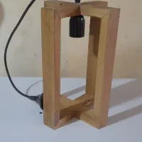 لوستر چوبی مستطیلی|لوستر و چراغ آویز|کرمان, |دیوار