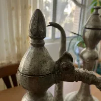 دو عدد آفتابه مسی قلمکار قدیمی|کلکسیون اشیاء عتیقه|تهران, فردوسی|دیوار