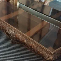 آینه قدی با میز در حد نو سالم|آینه|مشهد, طلاب|دیوار