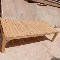 تخت چوبی تک نفره سالم