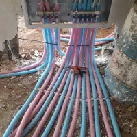 تاسیساتی  لوله کشی پکیج و رادیاتور نصب پمپ آب