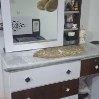 تخت و دراور میزآرایش|تخت و سرویس خواب|رشت, پیرکلاچای|دیوار