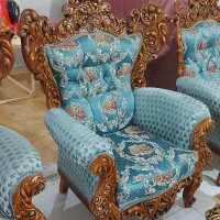 یدست مبل ۹نفره سلطنتی استیل مبلمان درحد نوع جهیز