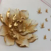 تابلوگل و پروانه|تابلو، نقاشی، عکس|زابل, |دیوار