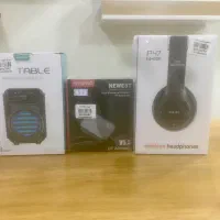 اسپیکر بلوتوث،هدفون،ایرپادمانیتوردار۳محصول جمعا۹۰۰