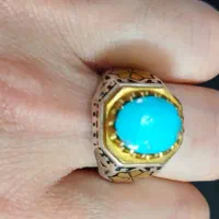 انگشتر فیروزه نیشابور عجمی کم نظیر