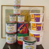 ۹ عدد رنگ سفید سحر مات و براق و نیم براق ۴ کیلویی|مصالح و تجهیزات ساختمان|تهران, فلسطین (میدان انقلاب)|دیوار