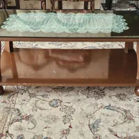 میز جلو مبلی چوب گردو