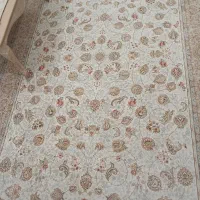 فرش6متری 1600شانه افشان سلطنتی خاطره کویرکاشان