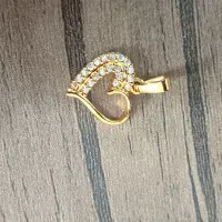 گردنی طرح قلب و انگشتر سیاه قلم