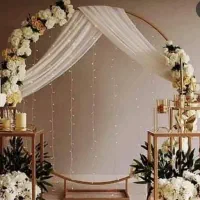 استند دایره ایی طلایی