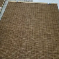 پرده چوبی حصیری|پرده، رانر، رومیزی|کرج, شهرک جهان‌نما|دیوار