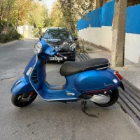 Vespa hpe250 cc gts وسپا ابی مات ۱۳۹۹ مدل|موتورسیکلت|تهران, الهیه|دیوار