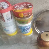دو قابلمه دوتا تابه کتری سینی مناسب باغ باغچه|ظروف پخت‌وپز|ارومیه, |دیوار
