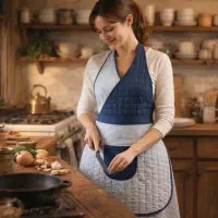 پیشبند آشپزخانه طرح بانو