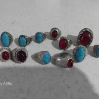 انگشتر طرح نقره