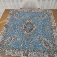 رومیزی فیروزه ای