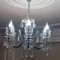 دو عدد لوستر ۶ شاخه و دیوار کوب|لوستر و چراغ آویز|رشت, گلسار|دیوار