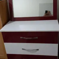 دراور چهار کشو به همراه قاب آیینه|جاکفشی، کمد، دراور|فردیس, سرحدی|دیوار