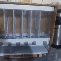 جا حبوباتی بانکه با استند چوبی|ظروف نگهدارنده، پلاستیکی، یک‌بارمصرف|یاسوج, |دیوار