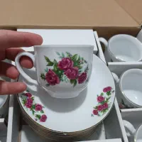 سرویس ۱۲پارچه چایخوری گل سرخی آکبند