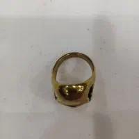 انگشتر مردانه استیل ابکاری طلا سر اسکلت|بدلیجات|شیراز, شهرک بزین|دیوار