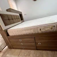 تخت دو نفره ترک بسیار تمیز بدون تشک|تخت و سرویس خواب|ساری, |دیوار