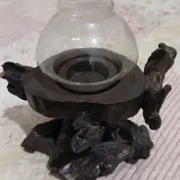 جا شمعی چوبی