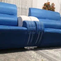 مبل هفت نفره سفید آبی|مبلمان خانگی و میز عسلی|شیراز, فضل‌آباد|دیوار