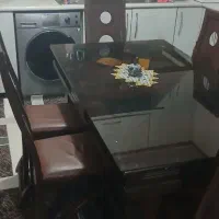 ویترین-میزغذاخوری۶نفره-استندگل|میز و صندلی غذاخوری|بوئین زهرا, |دیوار