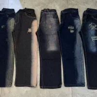 شلوار جین بگ زیرفی